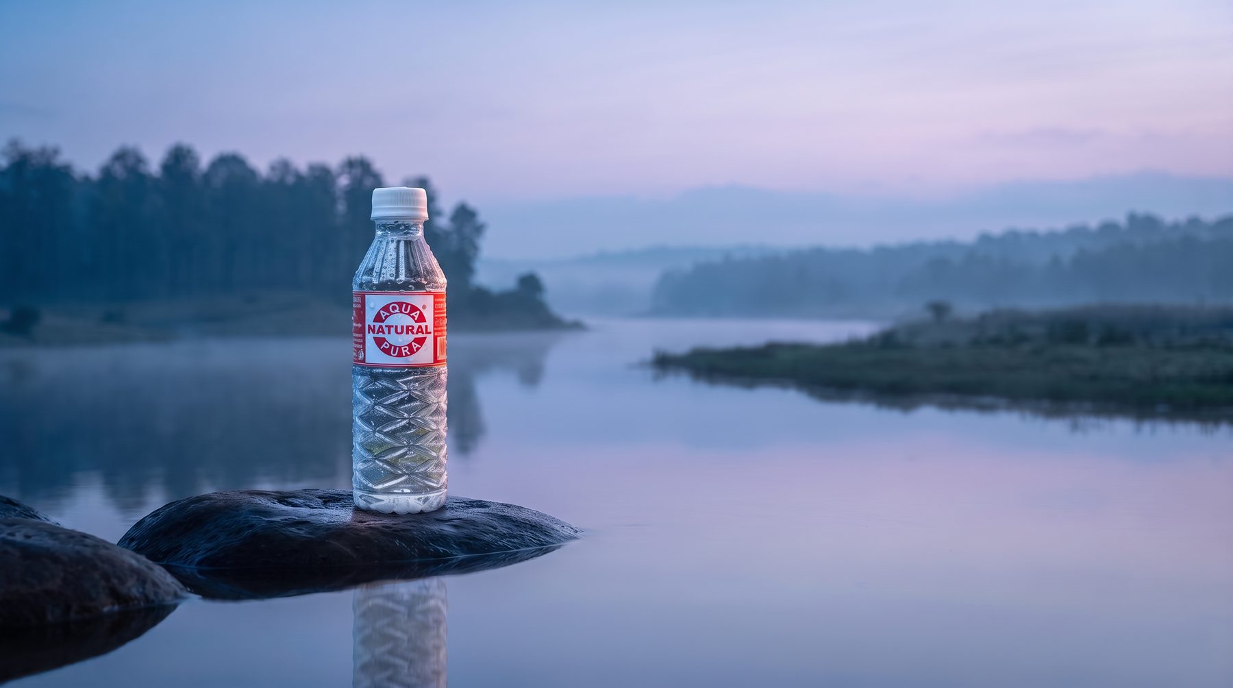 Aqua Natural Pura 500 ml bottle